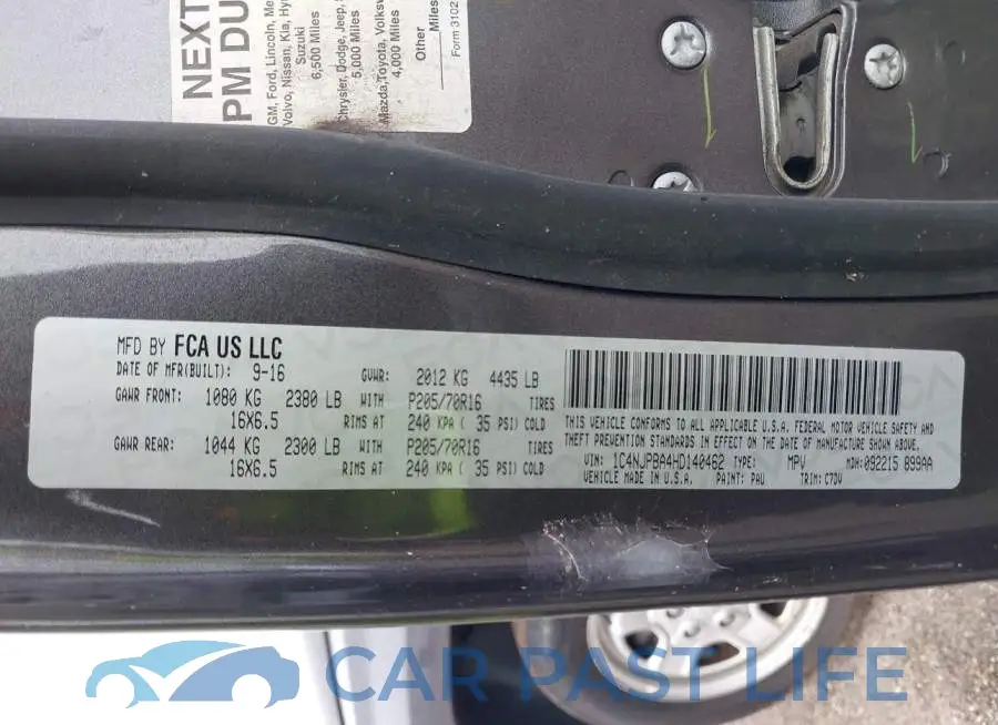 1C4NJPBA4HD140462# 9
