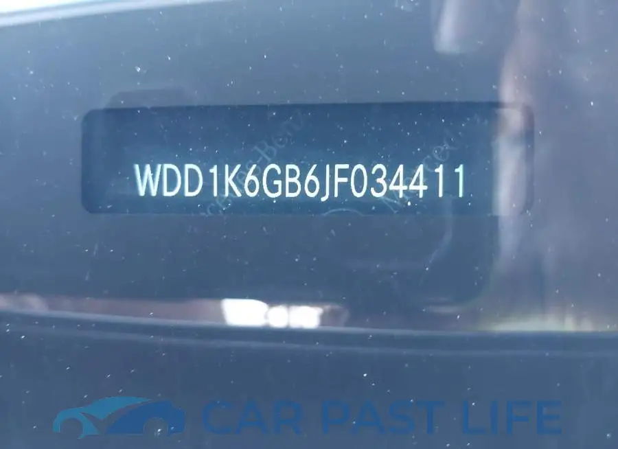 WDD1K6GB6JF034411# 9