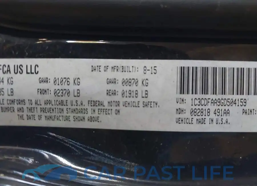 1C3CDFAA9GD504159# 9