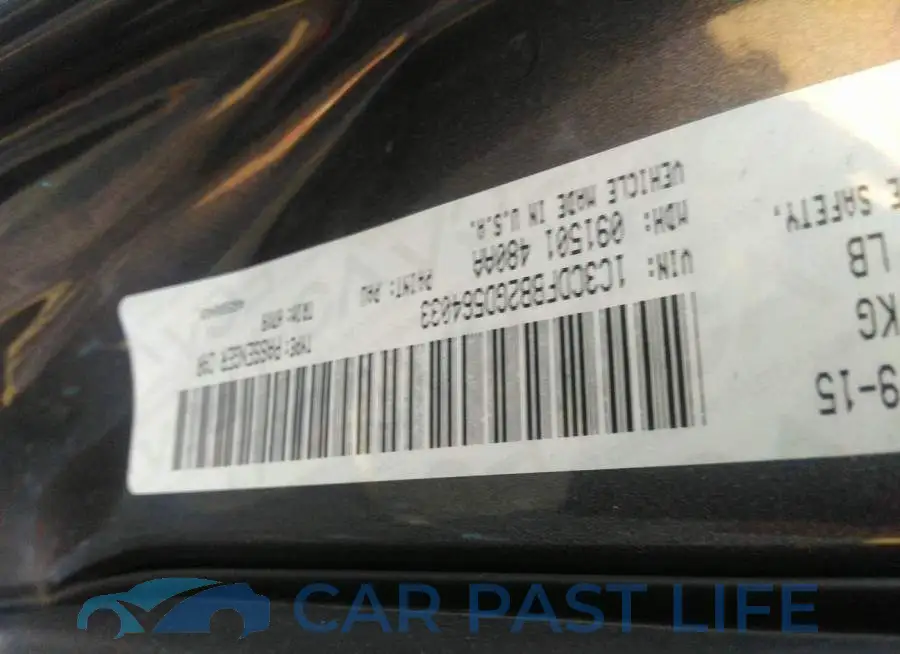 1C3CDFBB2GD564033# 9