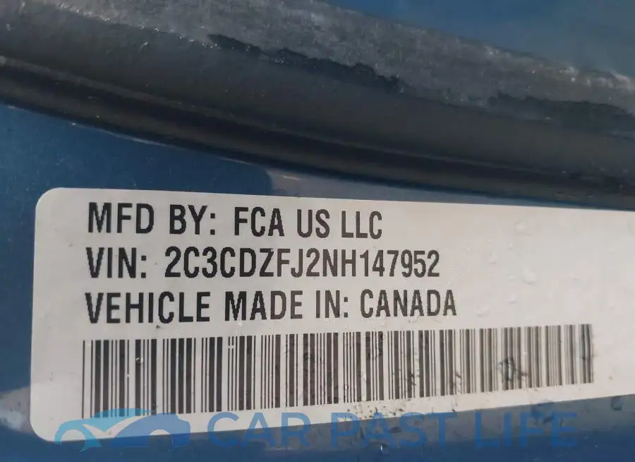 2C3CDZFJ2NH147952# 9