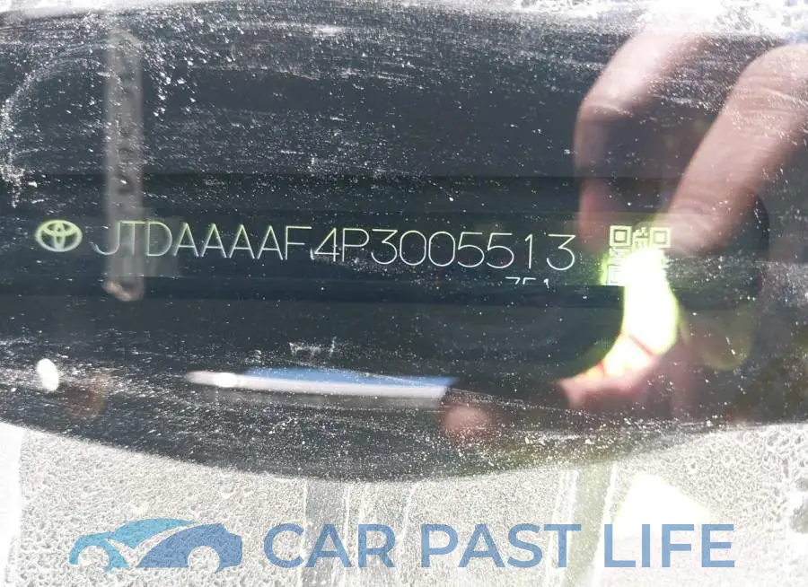 JTDAAAAF4P3005513# 9