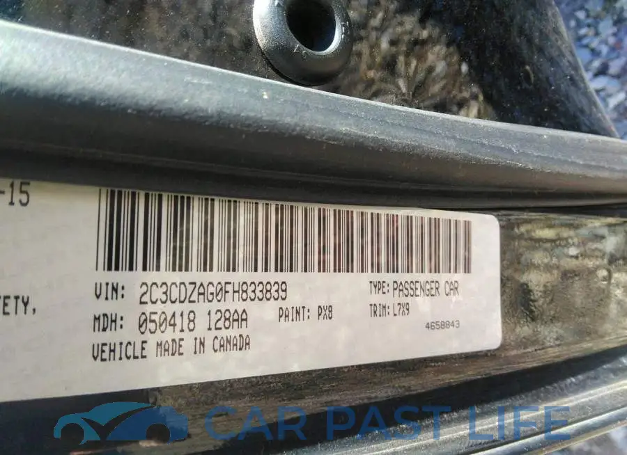 2C3CDZAG0FH833839# 9