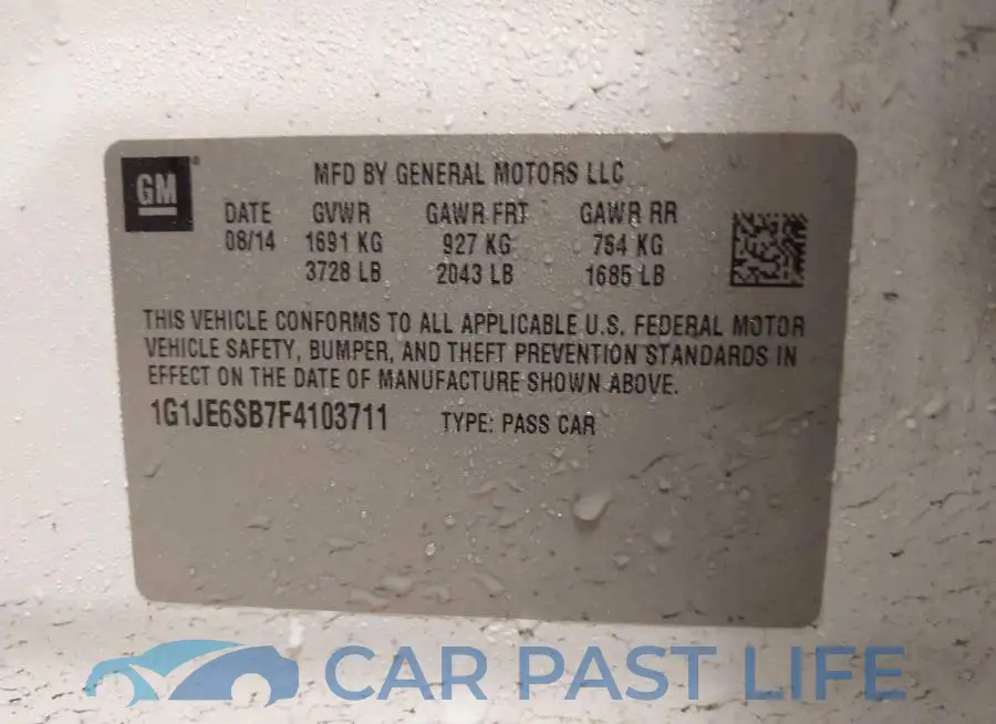 1G1JE6SB7F4103711# 9