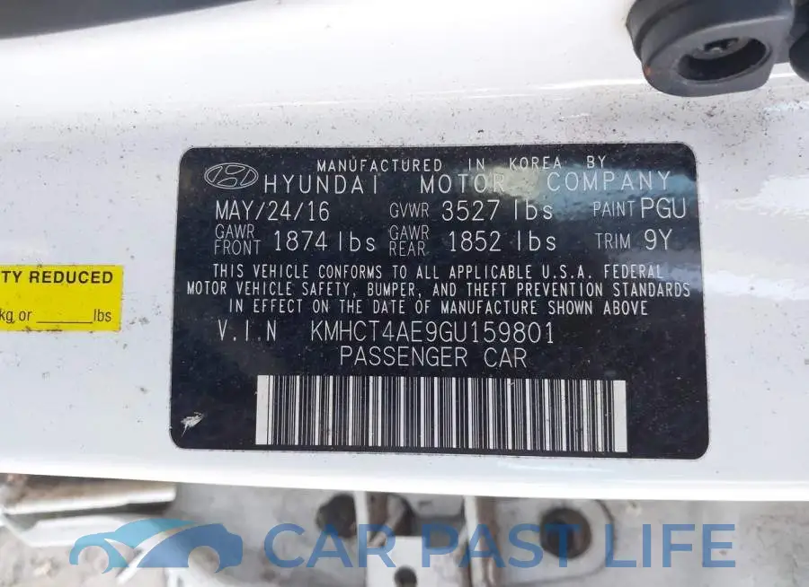 KMHCT4AE9GU159801# 9