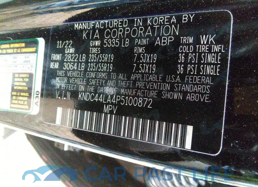 KNDC44LA4P5100872# 9