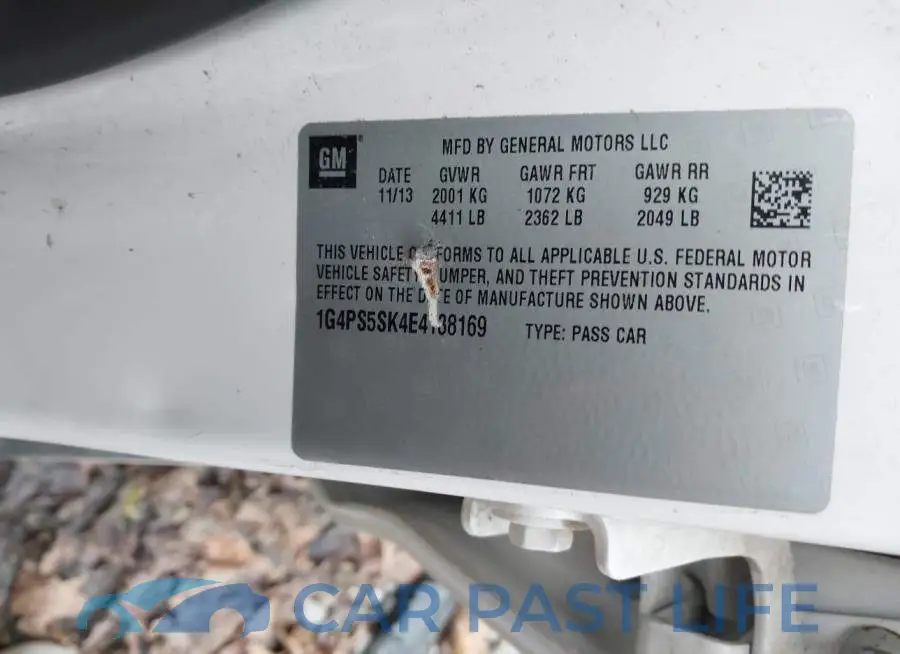 1G4PS5SK4E4138169# 9