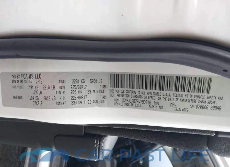 1C4PJLAB7FW793316# 9