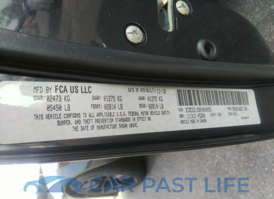 2C3CDZL93KH502035# 9