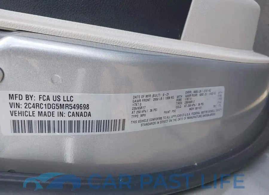 2C4RC1DG5MR549698# 9