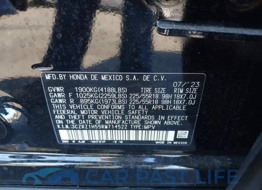 3CZRZ1H55RM714522# 9