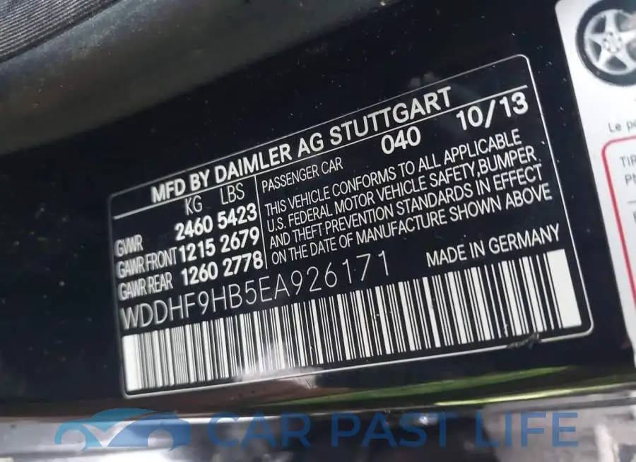 WDDHF9HB5EA926171# 9