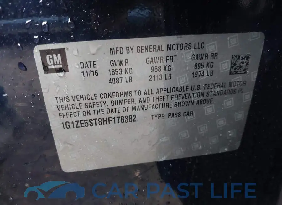 1G1ZE5ST8HF178382# 9