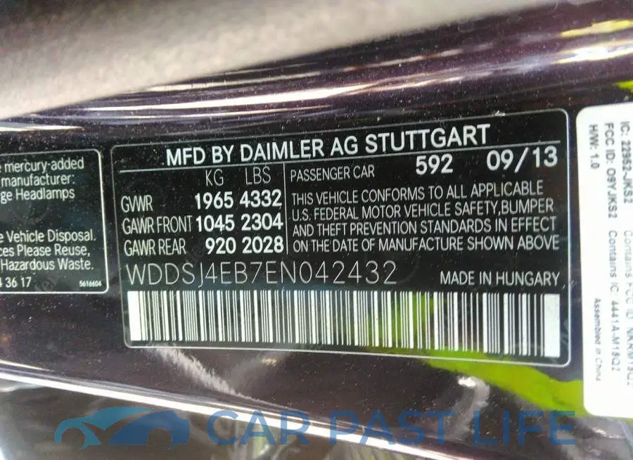 WDDSJ4EB7EN042432# 9