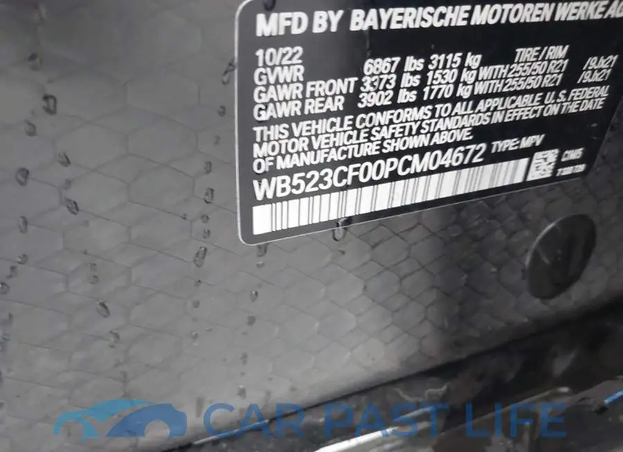 WB523CF00PCM04672# 9