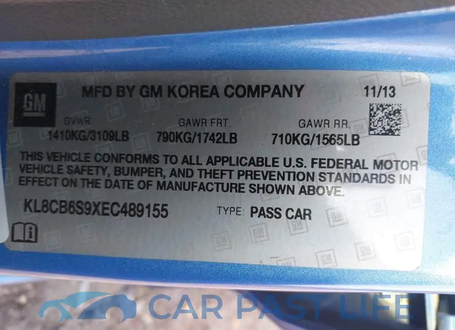 KL8CB6S9XEC489155# 9