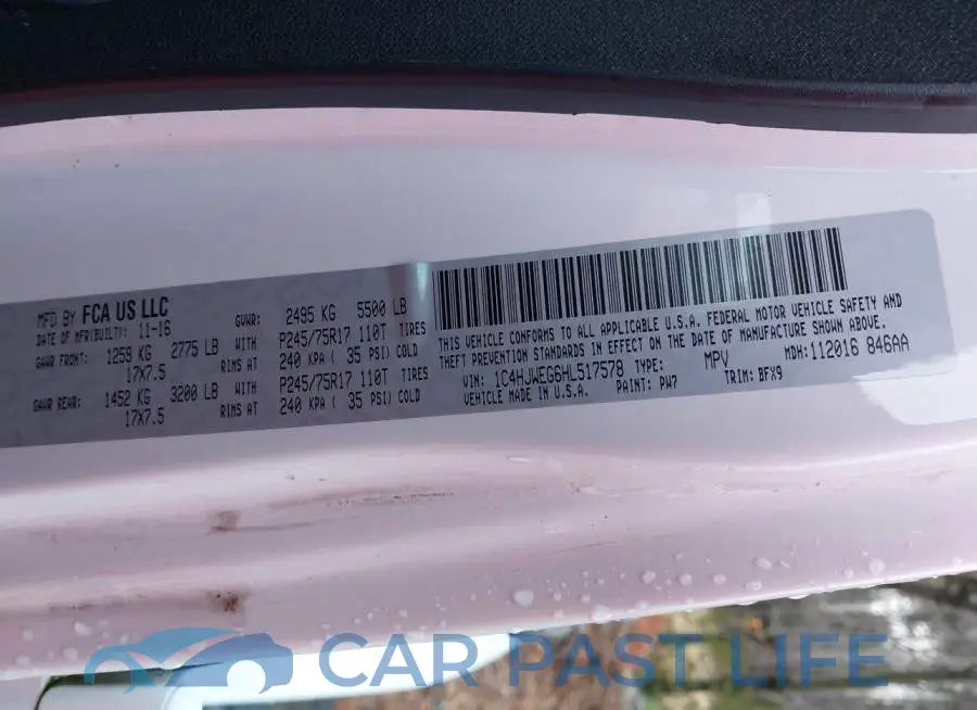 1C4HJWEG6HL517578# 9