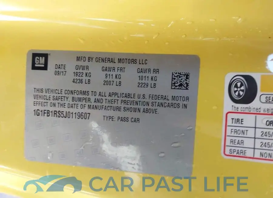 1G1FB1RS5J0119607# 9