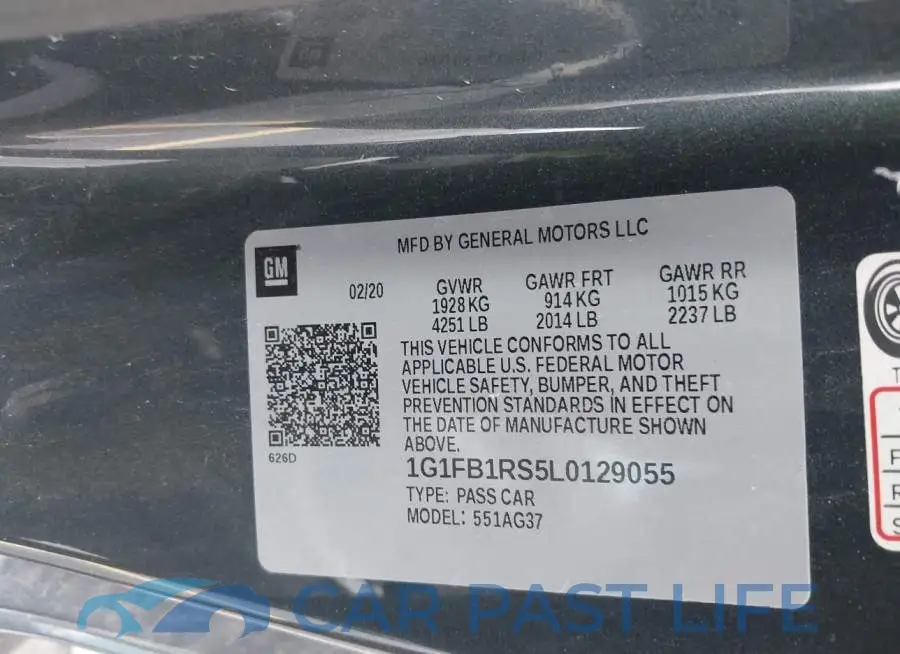 1G1FB1RS5L0129055# 9