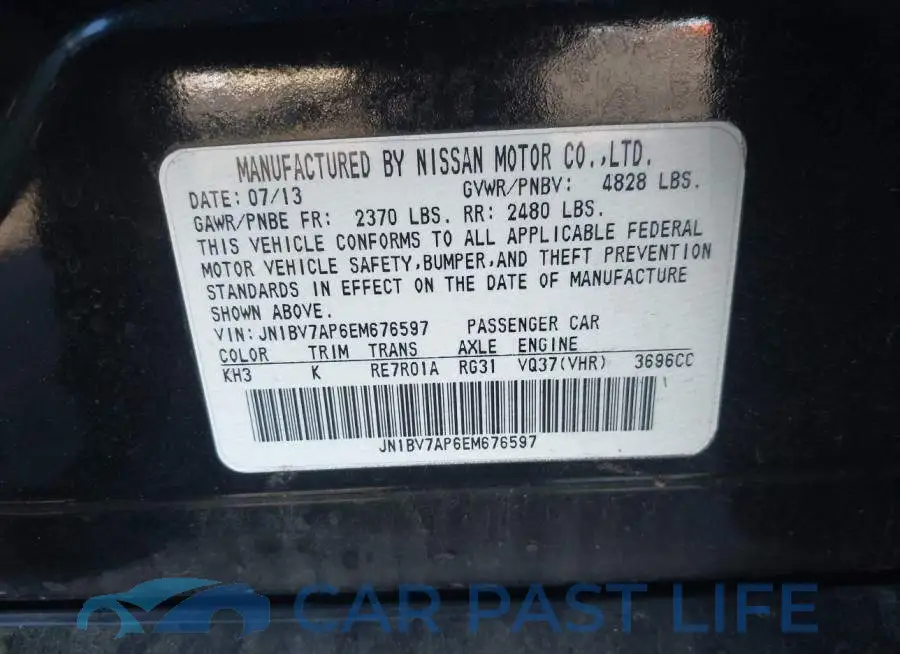 JN1BV7AP6EM676597# 9