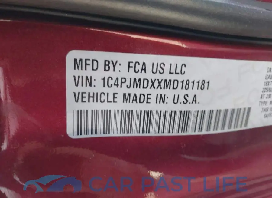 1C4PJMDXXMD181181# 9