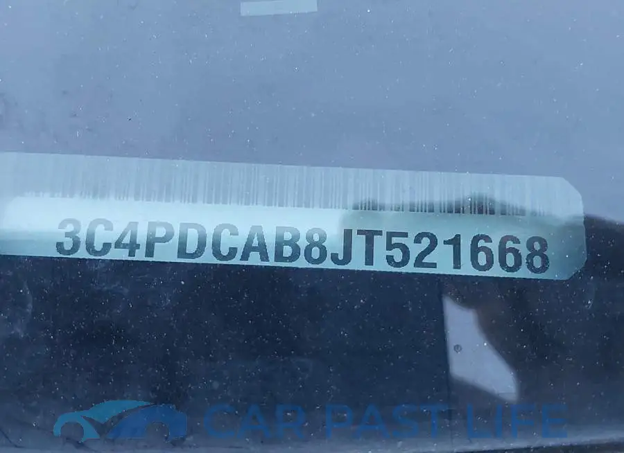 3C4PDCAB8JT521668# 9
