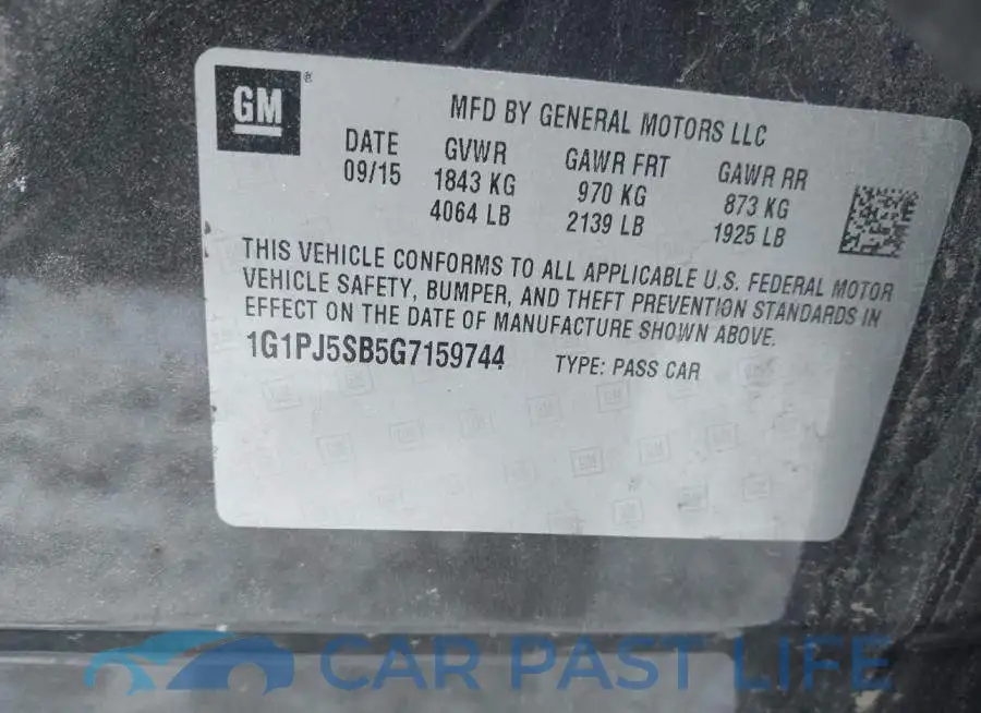 1G1PJ5SB5G7159744# 9