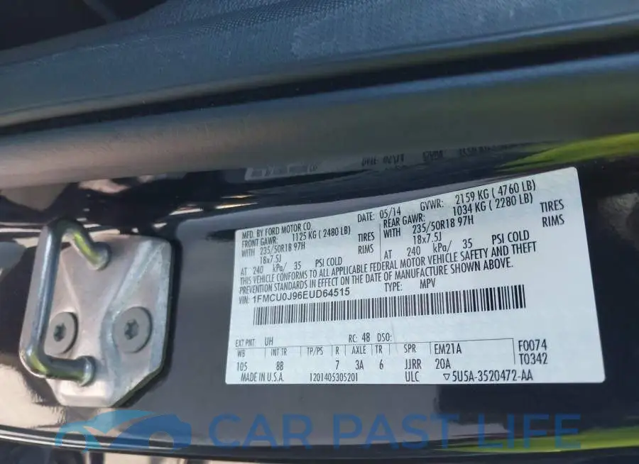 1FMCU0J96EUD64515# 9