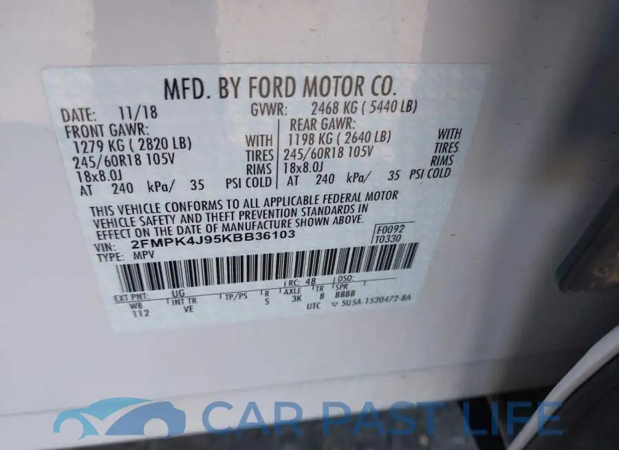 2FMPK4J95KBB36103# 9