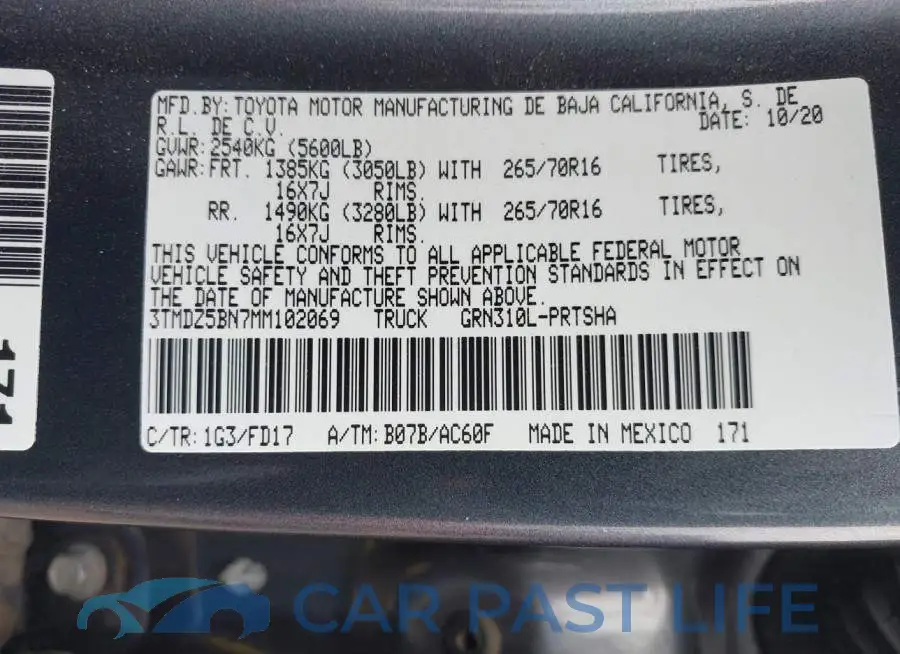 3TMDZ5BN7MM102069# 9