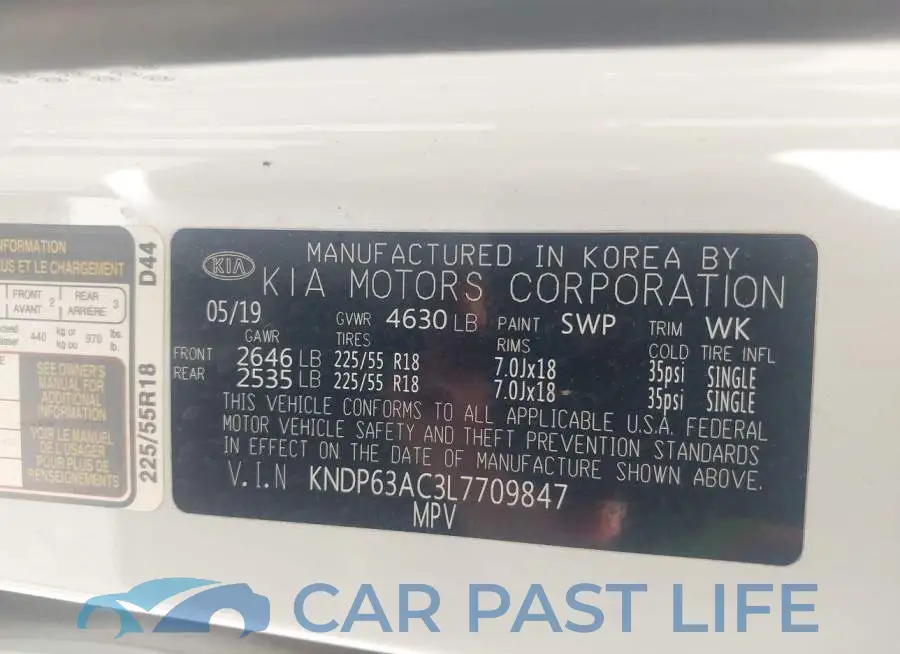 KNDP63AC3L7709847# 9