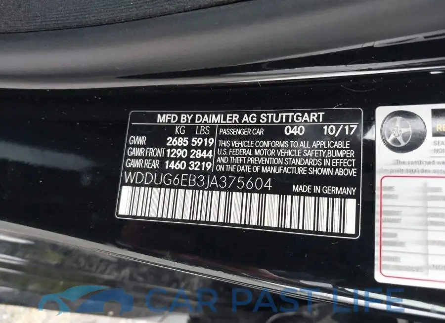 WDDUG6EB3JA375604# 9