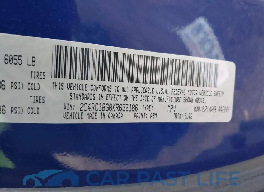 2C4RC1BG0KR652186# 9