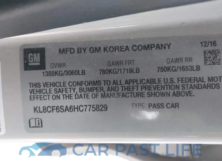 KL8CF6SA6HC775829# 9