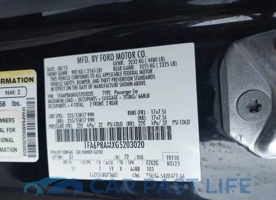 1FA6P8AMXG5203020# 9