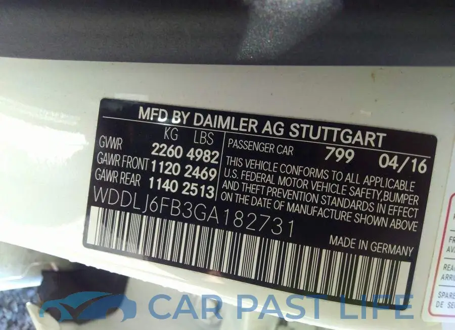 WDDLJ6FB3GA182731# 9