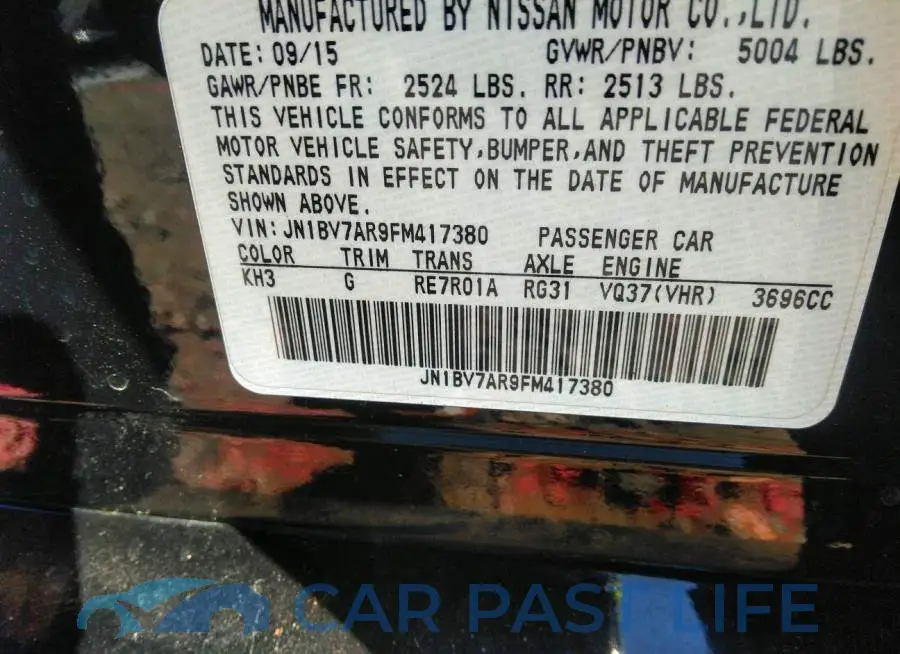 JN1BV7AR9FM417380# 9