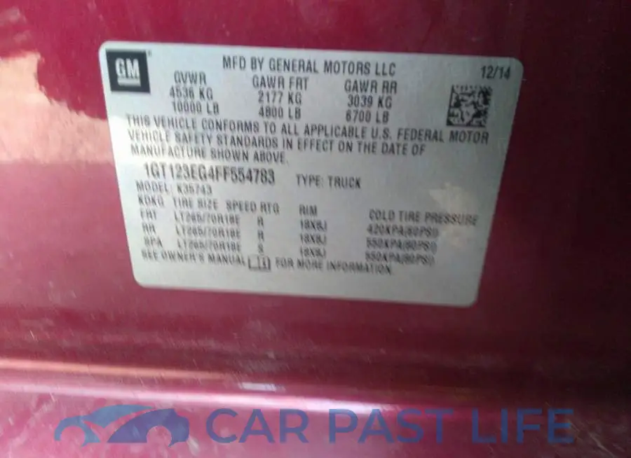 1GT123EG4FF554783# 9