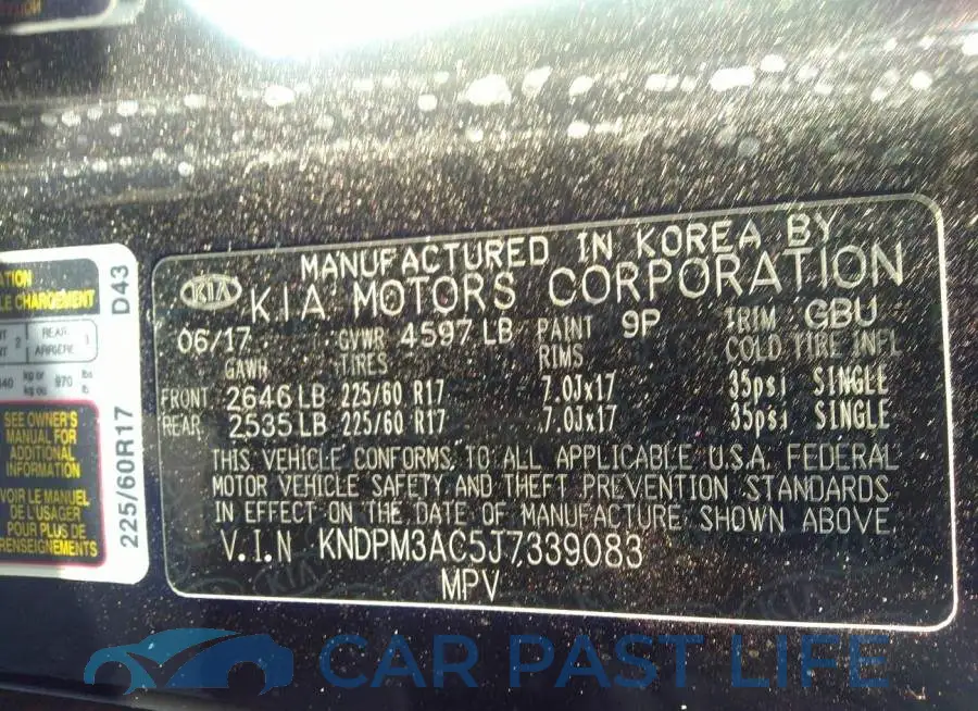 KNDPM3AC5J7339083# 9