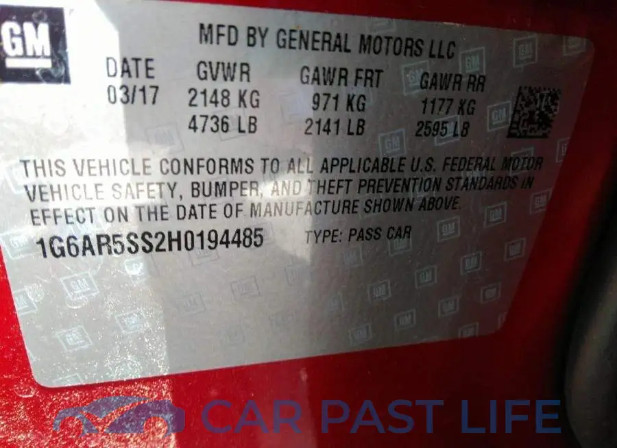 1G6AR5SS2H0194485# 9