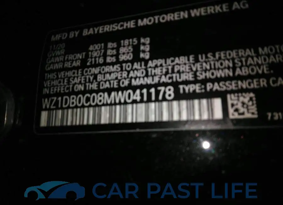 WZ1DB0C08MW041178# 9