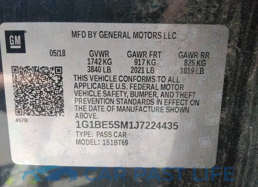 1G1BE5SM1J7224435# 9