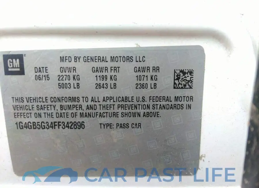 1G4GB5G34FF342896# 9
