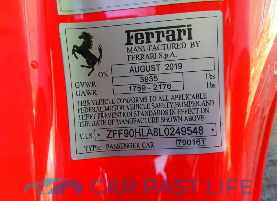 ZFF90HLA8L0249548# 9