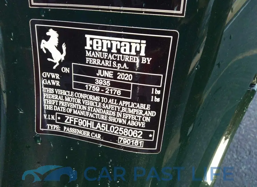 ZFF90HLA5L0258062# 9