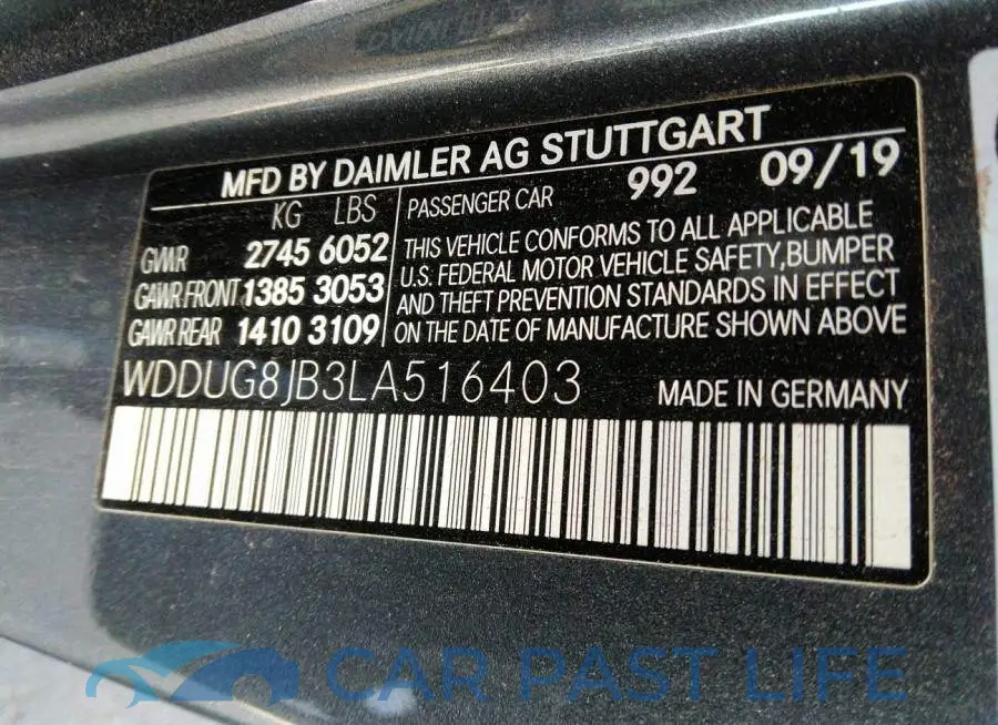 WDDUG8JB3LA516403# 9