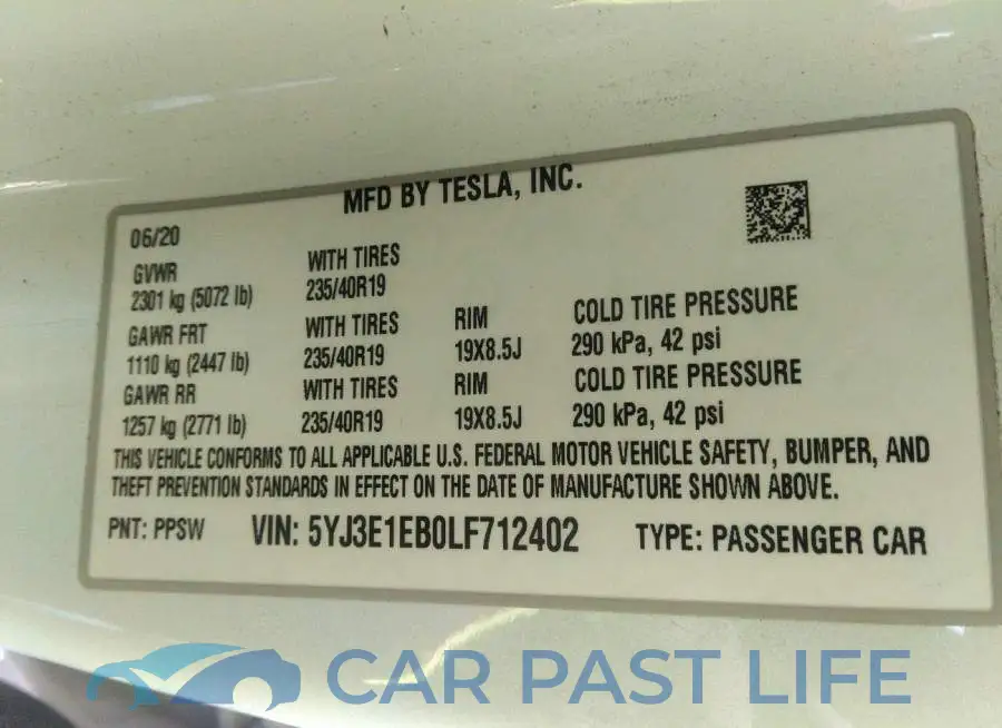 5YJ3E1EB0LF712402# 9