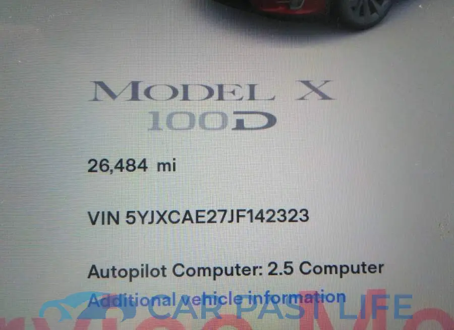 5YJXCAE27JF142323# 7
