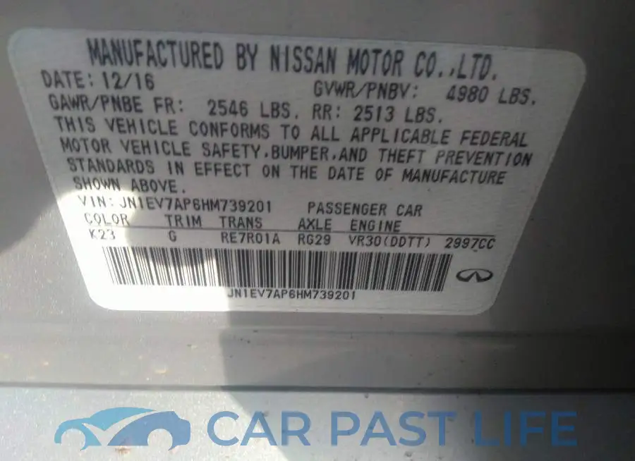 JN1EV7AP6HM739201# 9