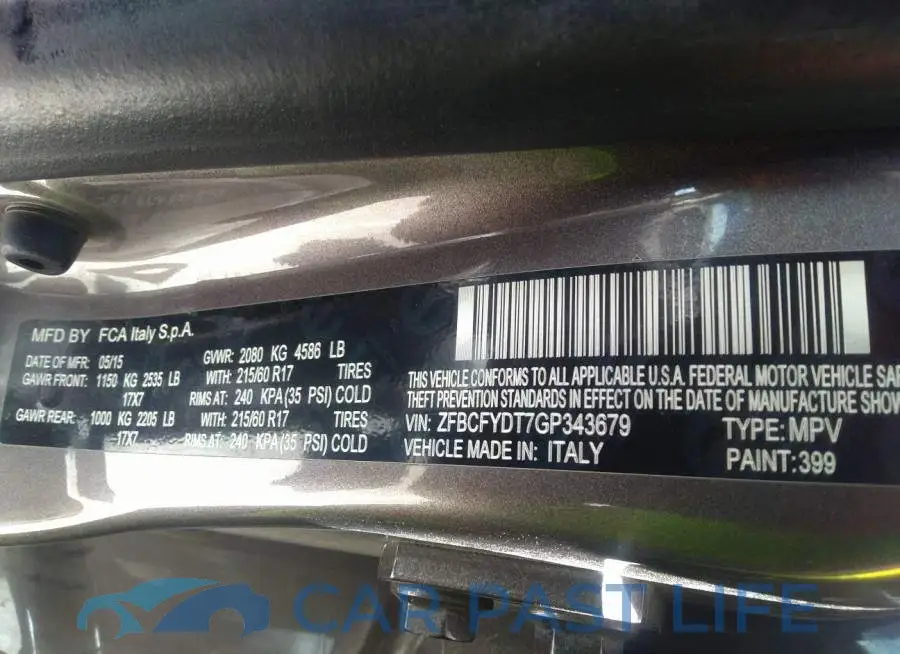 ZFBCFYDT7GP343679# 9